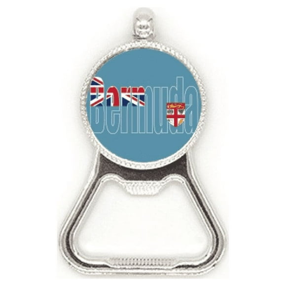 Bermuda Country Flag Name Metal Beer Bottle Cap Opener Duty Stainless Steel