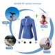 thumbnail image 2 of Ropa deportiva para mujer Sudadera de yoga Cuello alto Manga larga Cremallera Rápida, 2 of 8