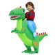 thumbnail image 1 of Kids Party Cosplay Costumes Inflatable Dinosaur T-rex Suit Halloween Costume for Boys Girls Purim Mascot Gifts heqiyong LED, 1 of 2