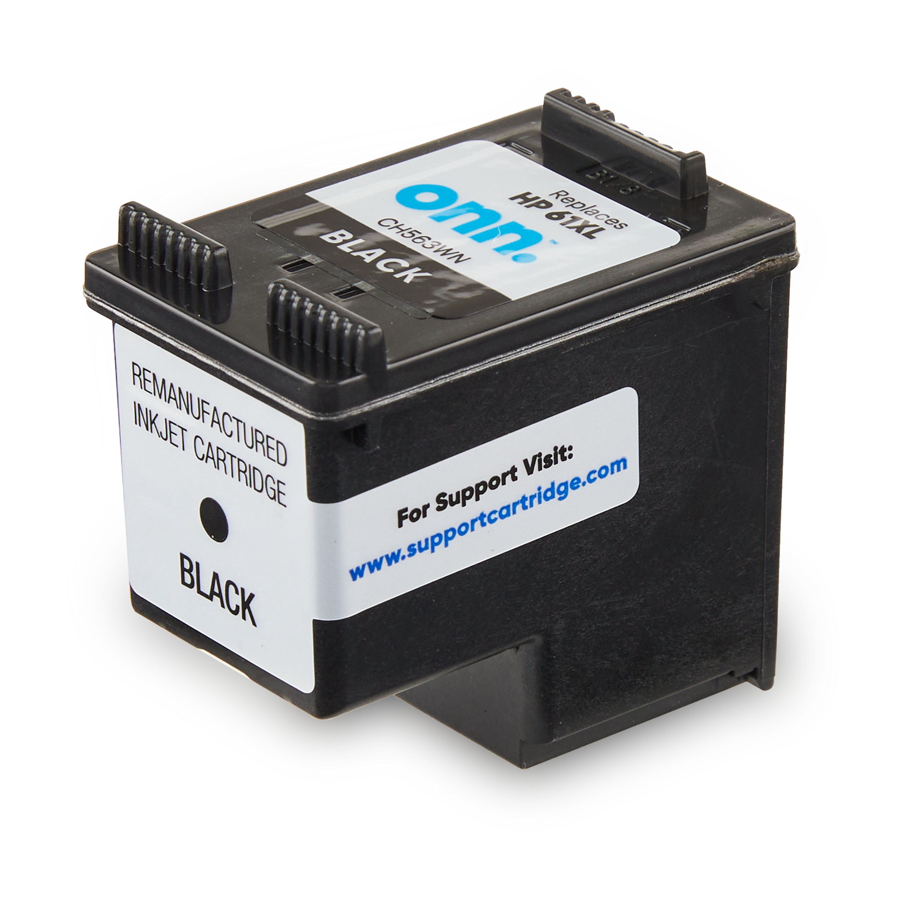 onn. 100008614 HP 61XL Black Remanufactured Ink Cartridge