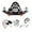Black, variant on Yokua RC Front Bumper with Winch, Light, Hook for Climbing Crawlers Metal Parts