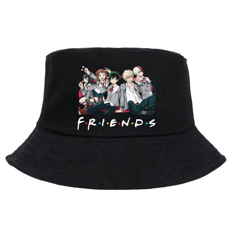 PWFE My Hero Academia Unisex Bucket Hat Fashion Print Fisherman Hat Sun Hat