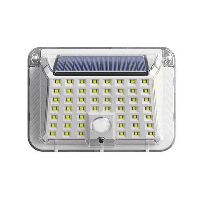 Mistaha Outdoor Solar Wall Light with Motion Sensor, Waterproof LED Solar Lamp for Yard, 6000-7000K Color Temperature, 1200mAh Battery, 90 Lamp Beads, 50 Hours Runtime, ABS+PC Material, White
