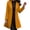 Yellow, variant on Women Woolen Jacket - Turn-down Collar Solid Color Single-breasted Coat Slim Fit Thermal Long Sleeved Commuting Dating Spring Fall Winter Overcoat
