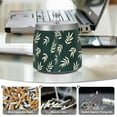 thumbnail image 6 of Yayeee Ashtray with Lid for Cigarette Smokeless Stainless Steel Home Ash Holder, Beige Leaves, 6 of 7