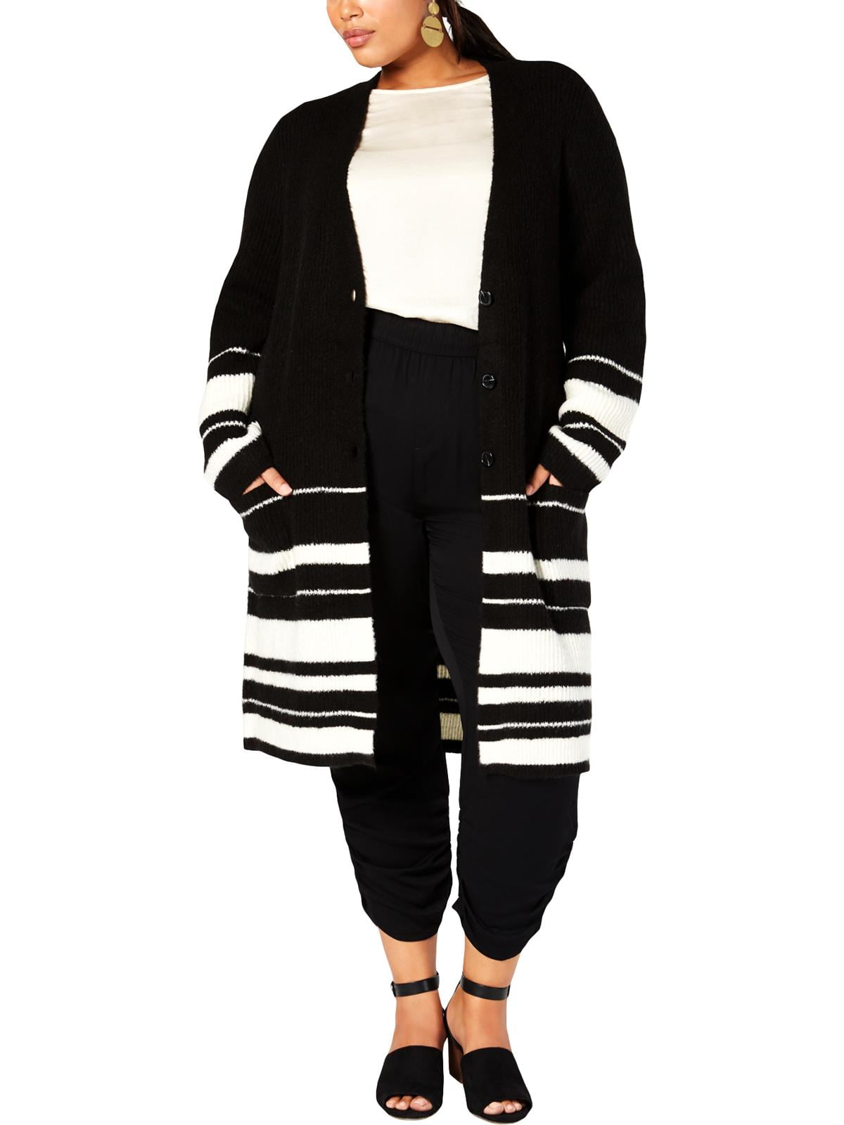 plus size cardigans walmart