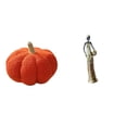 thumbnail image 1 of Escultura de peluche de calabaza, cojín decorativo, adorno tribal para dormitorio, sofá, armario, decoración de inauguración de la casa, regalo, 1 of 8