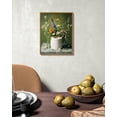 thumbnail image 7 of Drsoum Funny Bathroom Wall Art Toilet Paper Picture Painting Print Vintage Moody Floral Wall Decor Toilet Canvas Wall Art 11x14in Brown Framed, 7 of 7