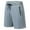 #222-Gray, variant on Handshe Men's Athletic Shorts, Elastic Waist with Drawstring and Zipper Pockets, Quick-Dry for Running, Gym, and Casual Wear