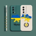 thumbnail image 5 of Funda para Redmi K60E K50 K40S K40 K30 K20 10C 9 8A 8 10 Pro 4G 5G Color Simple funda de silicona líquida bandera de Ucrania Insignia, 5 of 5
