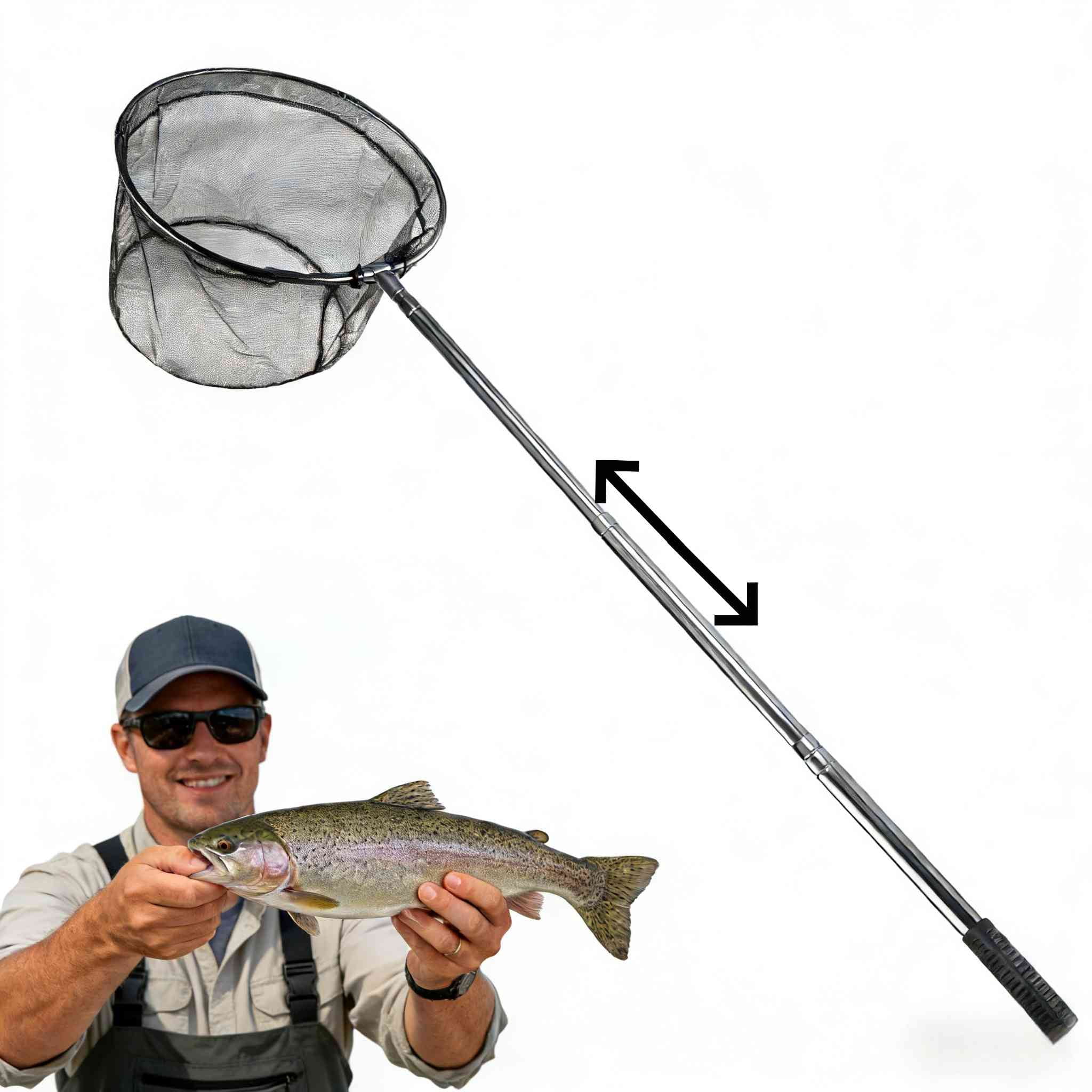 cast net fishing pole Bait Trap with Aluminum Ring, Easy Throw for Beginners, Saltwater Freshwater Fish Throw Net-4FT : Sports & Outdoors mesh openings to keep the fish you want and less of those you dont Lake Forest 8ft Radius Heavy