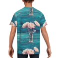 thumbnail image 5 of Wukai Flowers in Glass Vase Youth Unisex Short Sleeve T-Shirt for Boys, Girls, Teens, and Kids-X-Large, 5 of 7