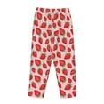 thumbnail image 5 of Goofa Strawberries Printed Soft Pajama Pants for Women, Wide Leg Comfy Casual Lounge Yoga Pants-XX-Large, 5 of 9