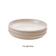 thumbnail image 3 of Greeniant Paquete de 4 platos de plástico para comida, para cena, Bar de Hotel, vajilla de cocina, vajilla para interiores y exteriores, Kits de desorden para acampar Beige Greeniant OD027972-04, 3 of 6