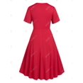 thumbnail image 2 of Vestido Talla Extra en a Cruzado Rosegal Vestidos casuales de talla grande, 2 of 5