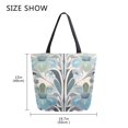 thumbnail image 5 of FORMRS Womens Canvas Tote Bag with Zipper Inner Pocket Shoulder Handbag, Vibrant Abstract Design, 5 of 7