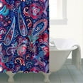 thumbnail image 4 of Waterproof Bohemian Shower Curtain 72x72 Inch Boho Style Polyester Unique Shower Curtain for Bathroom Hotel Home Decor with 12 Plastic Hooks, 4 of 5