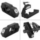thumbnail image 4 of KAIYANG Cerradura de manija de motocicleta, cerradura antirrobo, cerradura universal de aleación de aluminio CNC para vehículo (negro), 4 of 5