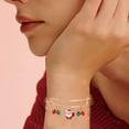 thumbnail image 4 of Holiday Bangle for Women, Christmas Charms, Shiny Finish,Christmas Bracelets, 4 of 5