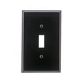 thumbnail image 2 of Leviton 00PJ1-00E 1 Gang Interrupteur Mural Noir, 2 of 2