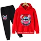 thumbnail image 4 of Conjunto de sudaderas con capucha y pantalones de punto para niños y niñas, moda infantil, jerseys de punto, ropa, 2024, 4 of 5