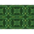 thumbnail image 1 of Ahgly Company Indoor Rectangle Patterned Dark Forest Green Area Rugs, 2' x 5', 1 of 1