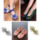 thumbnail image 4 of Hand Sewing Crochet Button Fasteners Chinese Knot Closure Cheongsam Frog Button Silk Buckle Clothes Tang Suit Decoration silver, 4 of 4