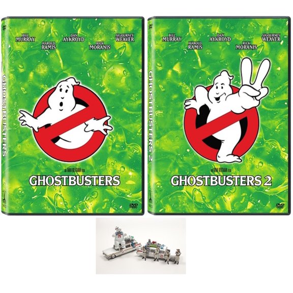 Ghostbusters DVD Double Feature One & Two 1 2 Includes Ghostbusters Glossy Print Art Card