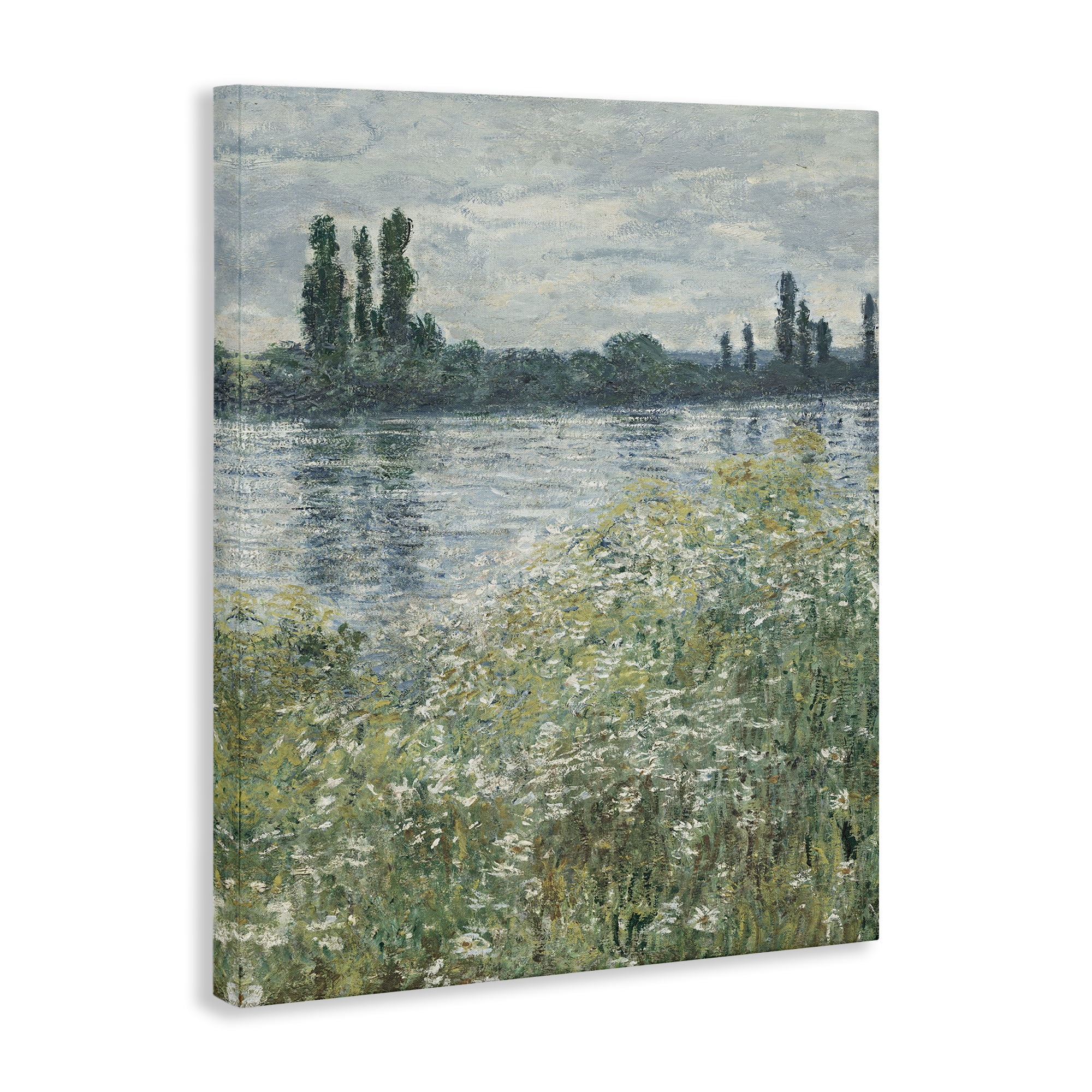 Stupell Industries Speckled Classic Landscape Landscape Painting Gallery Wrapped Canvas Art Print Wall Art, 30 x 40