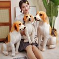 thumbnail image 3 of Juguetes de peluche de Beagle para niños, muñecos de peluche de animales bonitos, regalo de cumpleaños, 45/55cm, 3 of 4
