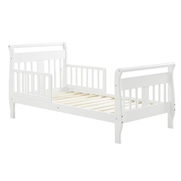 Baby Relax DL1646RW Burton Sleigh Toddler Bed, White