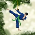 thumbnail image 7 of Personalized Karate Ornament, Personalized Karate Uniform Acrylic Shape Flat Ornament, Custom Karate Ornament, Gifts for Karate Lovers, Karate Christmas Ornament (Style 2) - 3548 (Style6), 7 of 7