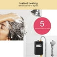 Electric Tankless Water Heater Hot Water Heater Bathroom Kitchen ...
