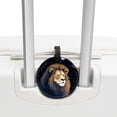 thumbnail image 3 of Leo Constellation 2Pcs PU Leather Round Luggage Tags with Privacy Cover and Name ID Tag for Suitcase, Handbags, Backpacks, School Bags, 3 of 6