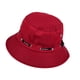 thumbnail image 4 of Guardurnaity Sombrero de cubo para exteriores de verano, sombrero de pescador para acampar, senderismo, parasol, gorra de Hip Hop Sombreros rojo 56-58cm, 4 of 6