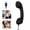 Black glossy finish, variant on Vintage Corded Telephone Handset with Type-C Plug, Retro Design Wired Receiver for Smartphones Tablets Laptops, One-Key Answer, Clear Audio for Calls Meetings Gift