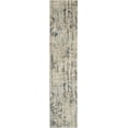 thumbnail image 2 of Nourison Concerto Beige/Grey 2'2" x 12' Area Rug, Abstract, Distressed, Bed Room, Living Room, Dining Room, Kitchen, Easy Cleaning, Non Shedding,, 2 of 7
