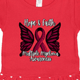 thumbnail image 3 of Inktastic Multiple Myeloma Cancer Awareness Hope & Faith with Butterfly Ribbon Girls Toddler Dress, 3 of 4