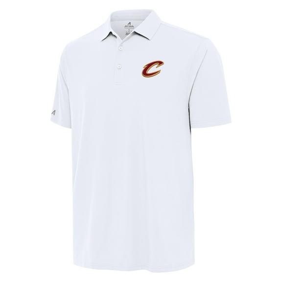 Men's Antigua White Cleveland Cavaliers Era Polo