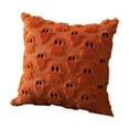 thumbnail image 2 of Seyotauo Halloween Pillow Covers Cute Ghost Spooky Throw Pillows Soft Plush Faux Fur Decorative Cushion Covers for Couch Sofa Bed Porch Living Room Halloween Decor, 2 of 6