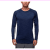 Hang Ten Men's Long Sleeve Sun Tee ,Dress Blues ,Size Medium