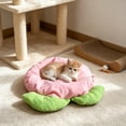 thumbnail image 4 of PONPRNGY Warm Small Sleeping Peach Shaped Beds, Thick Soft Mat, Machine Washable Pet Cushion, 9" x 13", 4 of 6