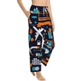thumbnail image 2 of Balery Creative Transport print Women's Pajama Pants,Ultra Lightweight Pjs,Lounge Pant-Small, 2 of 9