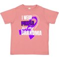 thumbnail image 3 of Inktastic I Wear Purple for My Grandma Pancreatic Cancer Awareness Boys or Girls Toddler T-Shirt, 3 of 5