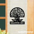 thumbnail image 3 of Handmadetneonsign Tree Of Life House Number, Tree Home Address Metal, Custom House Address Sign 70218, 3 of 5