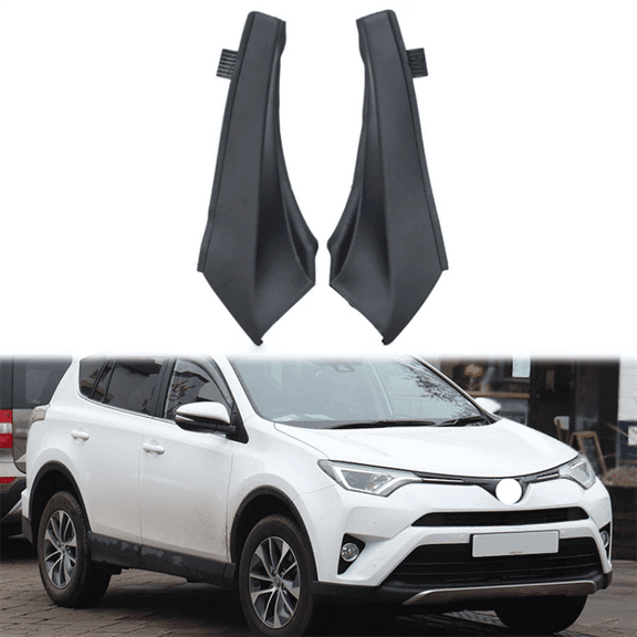Zyutaosan Pair Front Wiper Side Cowl Extension Cover Trim For Toyota Rav4 2013-2018