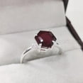 thumbnail image 5 of Hexagon Garnet Ring, 925 Sterling Silver, Women Ring, Natural Garnet, January Birthstone, Christmas, Thanksgiving, Tiny Dainty Ring, CZ Ring, Handmade, Statement Jewelry, Wedding, Anniversary Gift, 5 of 8