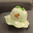 thumbnail image 2 of iHPH7 Summer Bucket Hat Cute Bucket Hat Kids Wide Brim Sun Hat Bucket Hats for Kids Cute Sun Hat, Green One Size, 2 of 2