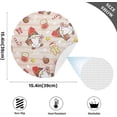 thumbnail image 3 of GZHJMY Gnomes Santa Claus Placemats 4Pcs,Holidays PVC Weave Place Mats Table Mats Non-Slip Easy to Clean for Home Kitchen BBQ Party Table Decor,15.4", 3 of 6