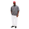 thumbnail image 3 of Polo de rugby Tommy Hilfiger para hombre Solid Ivy, gris, XLT, 3 of 4